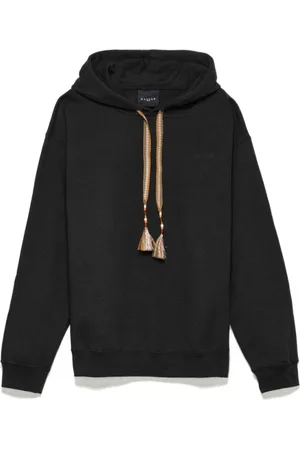 GAËLLE Sweatshirts & Hoodies, Heren, Zwart, XL, Hoodie met lange mouwen en zwart borduursel