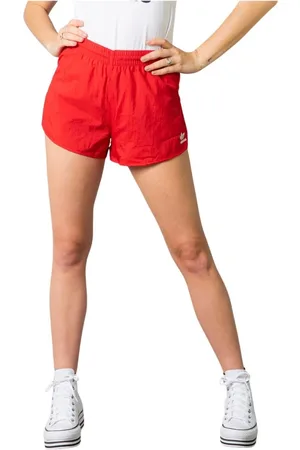 adidas Korte broeken, Dames, Rood, L, Rode Shorts voor Dames