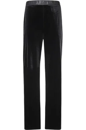Emporio Armani Broeken, Heren, Zwart, M, Polyester, Sportbroek