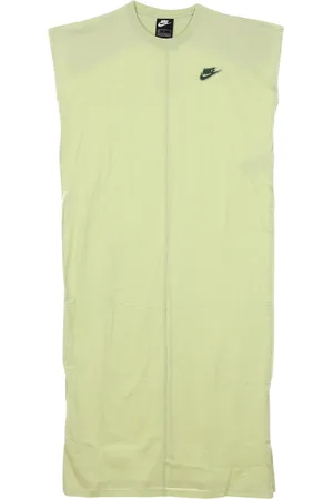 Nike Tops, Dames, Groen, S, Katoen, Earth Day French Terry Jurk