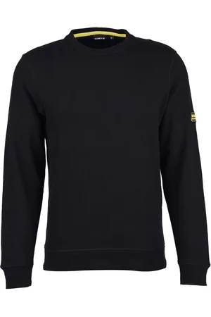 Barbour Sweatshirts & Hoodies, Heren, Zwart, L, Katoen, Legacy Sweatshirt met ronde hals