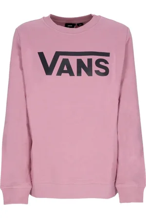 Vans Sweatshirts & Hoodies, Dames, Roze, S, Klassieke V Crewneck Sweatshirt