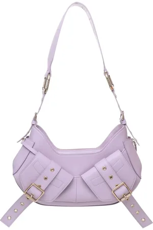 BIASIA Tassen, Dames, Paars, ONE Size, Leer, Shoulder Bags