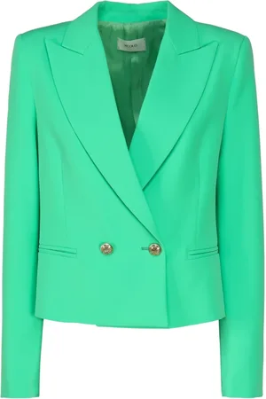VICOLO Jassen, Dames, Groen, L, Katoen, Katoenen Blend Jassen
