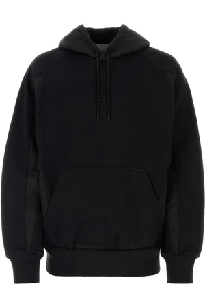 Reebok Sweatshirts & Hoodies, Heren, Zwart, L, Katoen, Zwarte katoenen sweatshirt