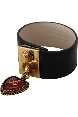 Dolce & Gabbana Accessoires, Dames, Zwart, ONE Size, Leer, Stijlvolle Leren Crossbody Tas