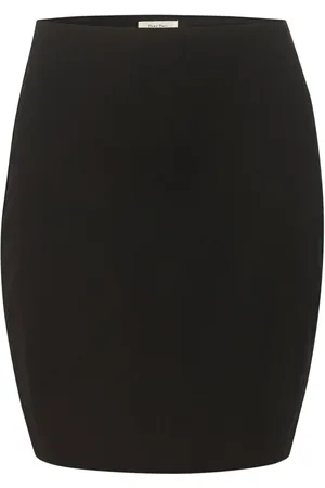 Part Two Rokken, Dames, Zwart, 2Xl, Leer, Eenvoudige Zwarte Rok