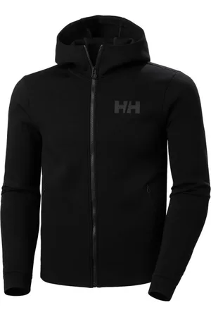 Helly Hansen Sweatshirts & Hoodies, Heren, Zwart, M, Katoen, Veelzijdige Lichtgewicht Ocean Jas voor Zeilwedstrijden