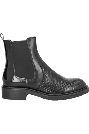 Billi Bi Schoenen, Dames, Zwart, 37 EU, Leer, Handgemaakte Leren Chelsea Laarzen