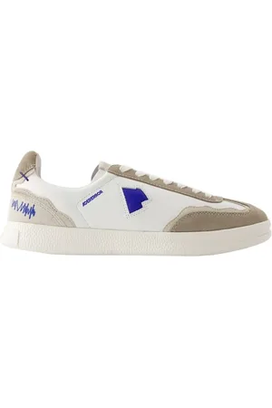 Ader Error Schoenen, Heren, Wit, 44 EU, Leer, Witte Leren Sneakers - Ronde Neus