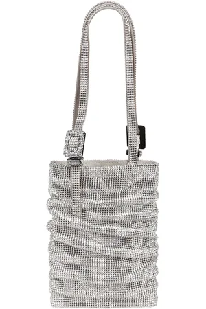 BENEDETTA BRUZZICHES Tassen, Dames, Grijs, ONE Size, Kristal Zilver Lollo La Petit Tas