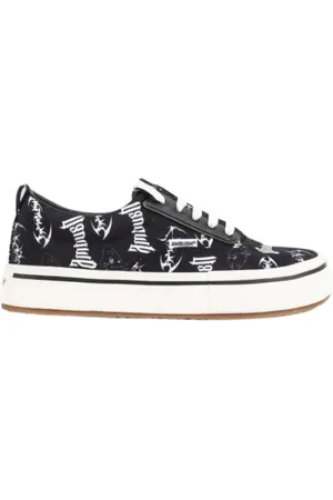 AMBUSH Schoenen, Heren, Zwart, 42 EU, Katoen, Laag uitgesneden sneakers met print
