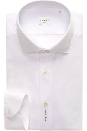 Xacus Overhemden, Heren, Wit, 3Xl, Actief Overhemd - Tailor Fit