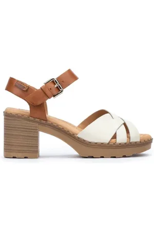Pikolinos Schoenen, Dames, Wit, 40 EU, Comfortabele en Elegante Canarias Sandaal