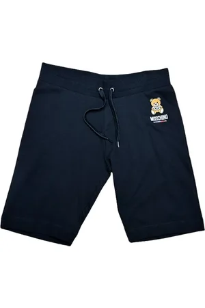 Moschino Korte broeken, Heren, Zwart, M, Katoen, Zwarte Korte Broek - Underbear Collectie