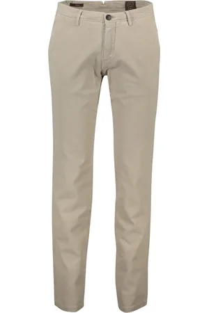 Atelier Gardeur Broeken, Heren, Bruin, W36 L32, Katoen, Bruine Katoenen Chino Broek