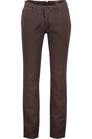 Atelier Gardeur Broeken, Heren, Bruin, W32 L34, Katoen, Bruine Katoenen Chino Broek