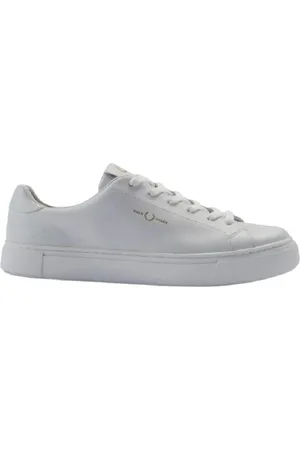 Fred Perry Schoenen, Heren, Wit, 44 EU, Leer, Tijdloze Witte Leren Sneakers