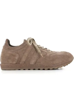 ALBERTO FASCIANI Schoenen, Dames, , 40 EU, Sabbia Suede Sneakers met Kurk Zool