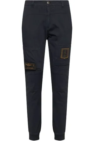 Aeronautica Militare Broeken, Heren, Blauw, M, Katoen, Anti-G Broek