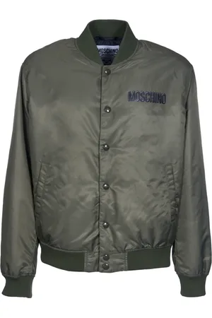 Moschino Jassen, Heren, Groen, M, Groene Jassen - Pinafore Metal Stijl