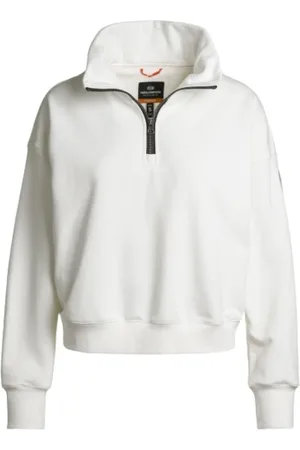 Parajumpers Sweatshirts & Hoodies, Dames, Wit, S, Katoen, Oversized Alida Sweatshirt