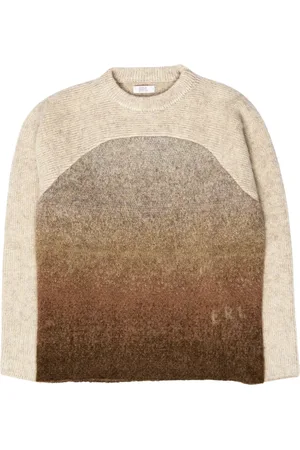 ERL Truien, Heren, Bruin, M, Regenboog Gradient Sweater