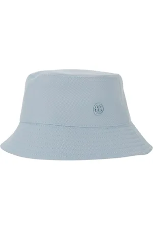Ruslan Baginskiy Accessoires, Dames, Blauw, S, Katoen, Lichtblauwe Katoenen Bucket Hoed
