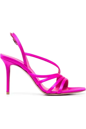 LE SILLA Schoenen, Dames, Roze, 38 1/2 EU, Leer, Hot Strappy Stiletto Sandalen