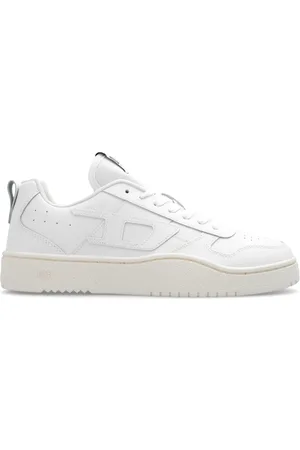 Diesel Schoenen, Heren, Wit, 45 EU, Leer, S-Ukiyo V2 LOW Sneakers