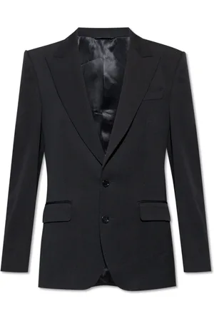 Dolce & Gabbana Jassen, Heren, Zwart, M, Wol, Wollen blazer