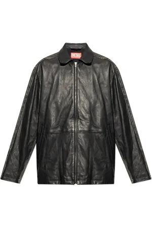 Diesel Jassen, Heren, Zwart, 2Xl, Katoen, L-Stoller Jas