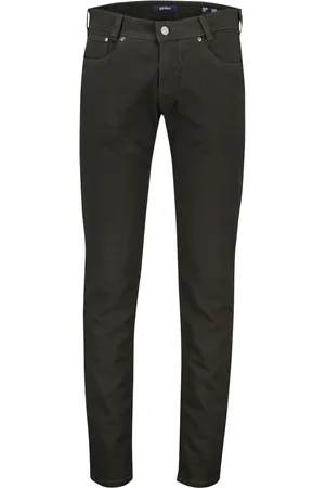 Atelier Gardeur Jeans, Heren, Groen, W38 L34, Katoen, Groene 5-Pocket Jeans