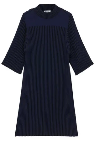 Rodebjer Kleedjes, Dames, Blauw, M, Amaka Gebreide Jurk