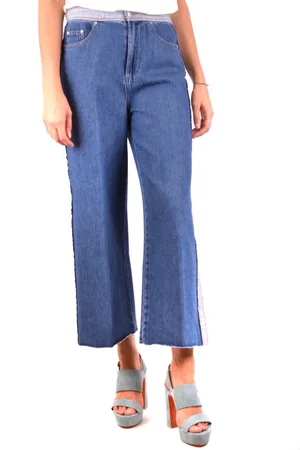 RED Valentino Jeans, Dames, Blauw, M, Uitlopende Jeans