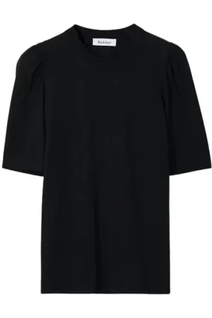 Rodebjer Tops, Dames, Zwart, L, Stijlvolle Dames T-Shirts Collectie