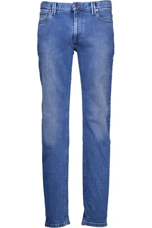Alberto Jeans, Heren, Blauw, W30 L34, Denim, Blauwe Jeans