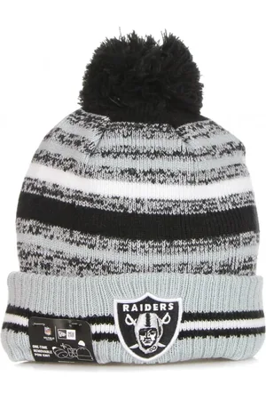 New Era Accessoires, unisex, Zwart, ONE Size, NFL Sport Knit Beanie met Pom Pom