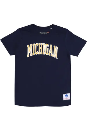 Mitchell & Ness Tops, Heren, Blauw, L, Wol, Ncaa OG Tee Micwol Navy