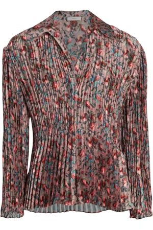 Vince Blouses & Shirts, Dames, Veelkleurig, L, Polyester, Blouses