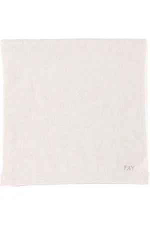 FAY Accessoires, Dames, Wit, ONE Size, Kasjmier, Cashmere Plain Stitch Sjaal