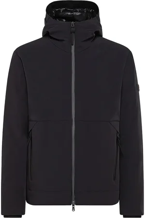 Peuterey Jassen, Heren, Blauw, L, Nylon, Gewatteerde jassen Donkerblauw