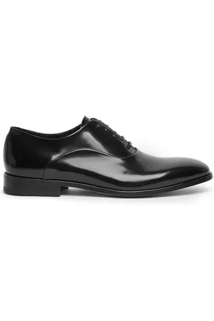 Fabi Schoenen, Heren, Zwart, 42 EU, Handgemaakte Zwarte Platte Schoenen
