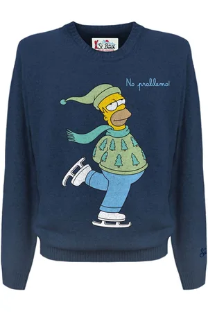 MC2 SAINT BARTH Truien, Heren, Blauw, M, Heron Gebreide kleding