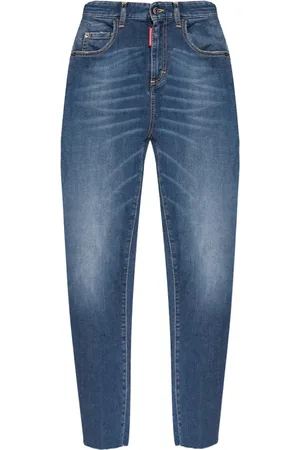 Dsquared2 Jeans, Dames, Blauw, S, High Waist Twiggy Jeans
