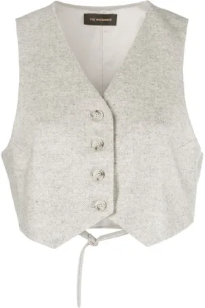 Andamane Jassen, Dames, Grijs, S, Lichtgrijze Nadine Vest