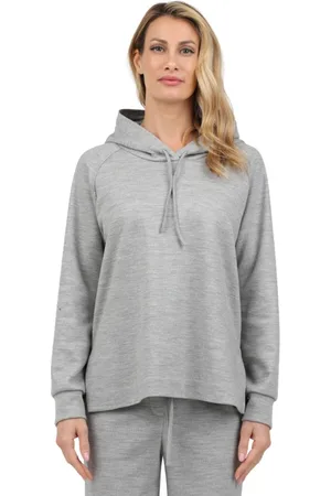 Circolo Sweatshirts & Hoodies, Dames, Grijs, S, Wol, Wollen Hoodie
