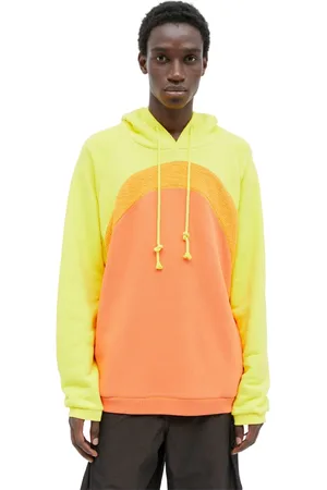 ERL Sweatshirts & Hoodies, Heren, Oranje, L, Katoen, Regenboog Hoodie