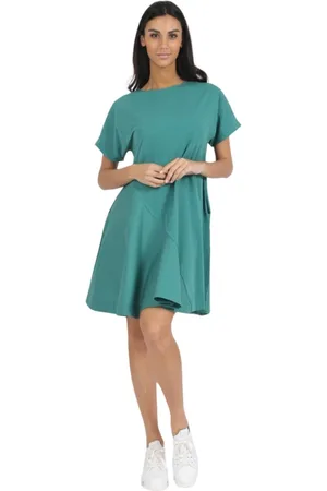ALPHA STUDIO Kleedjes, Dames, Groen, M, Stijlvolle Jurk
