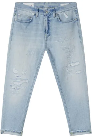 Dondup Jeans, Dames, Blauw, W29, Katoen, Mila Broek